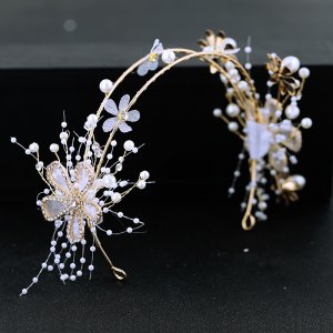 Wedding Bridal Sweet Alloy Flower Headband